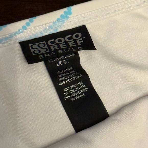 Coco Reef Multicolor Floral Tiered Swimsuit Set - Tankini 36D top, sm/md bottoms - Picture 16 of 16